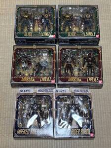 ②　S.I.C. 仮面ライダーブレイド(×２)、ギャレン、カリス、ジャックフォーム(×２)、レンゲル(×２) 　８体セット　ジャンク扱い格安で