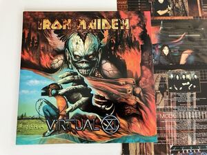 【98年EUオリジナル/未試聴品美品】IRON MAIDEN / VIRTUAL GATEFOLD2LP EMI EU 4939151 The Clansman,Futureal,Steve Harris,メイデン