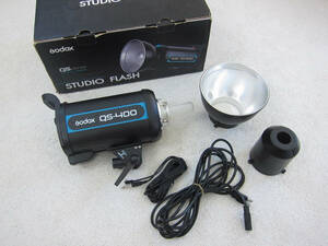 【良品】Godox QS-400 STUDIO FLASH スタジオストロボ フラッシュ① 中古