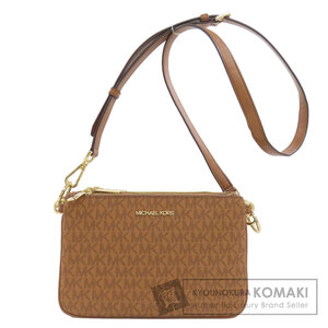 Michael Kors マイケルコース MKシグネチャー ショルダーバッグ PVC レディース 中古