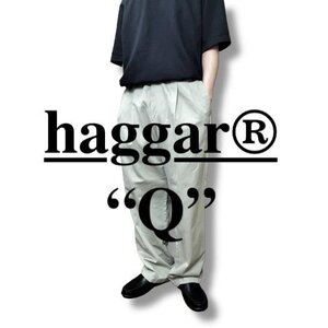 CP1-196★大きいサイズ★USA直輸入★レア★【haggar ハガー】“Q” ゴムアジャスター付き 2タックパンツ チノパン【W38 96センチ】ベージュ