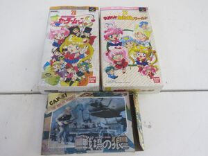 T363-S3-16385 SFC 美少女戦士セーラームーン こんどはパズルでおしおきよ パニックイン なかよしワールド ファミコン 戦場の狼 現状品1