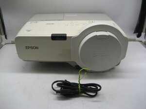 EPSON◎EB-410W◎2000ルーメン◎短焦点 プロジェクター◎ランプ点灯時間(1080h/0h)◎フィルター破れ・画面フタツメ割れ K2492