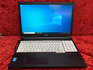 01-21-935 ◎AN ノートパソコン 富士通 FMVA0900J windows10 Corei7 メモリ16GB 128GB 中古品