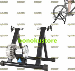 折りたたみ自転車トレーナースタンド、屋内自転車固定ブラケットは24インチから29インチのバイク、ポータブル調整、最大150KG / 330ポンド