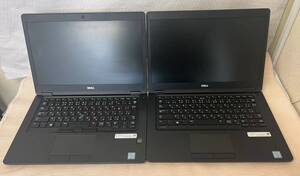 二台まとめ/ジャンク品/動作未確認/DELL/Latitude 5480/SSD128、256GB/メモリ4G/Corei5 6世代