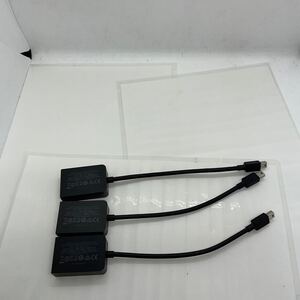 ◎(620-3) Microsoft 純正 Mini-DisplayPort to VGA 変換アダプター Model 1820 3本セット