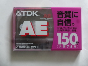 【定形外送料140円/新品未開封】TDK/カセットテープ/AE150/TYPEⅠ/ノーマルポジション