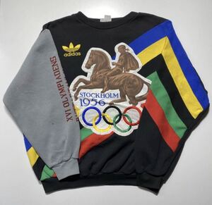 【XL】90s Vintage adidas 1952 HELSINN & STOCKHOLM 90年代 ヴィンテージ アディダス 1956 オリンピック スウェット ストックホルム G1994