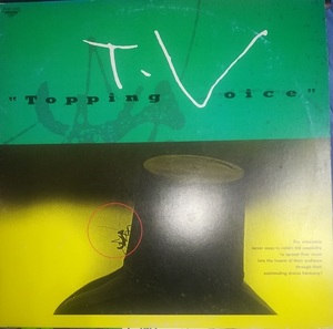 LP「Topping Voice」T.V 葛城哲也　1987年　char