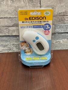 1.Dr.EDISON ドクターエジソン HTD8219JP KJH1004 キャップで切替 赤外線体温計 非接触式 未使用