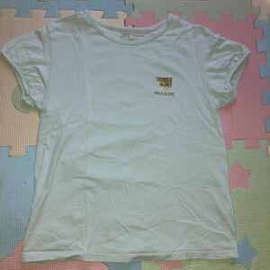 【新品即決】ユニクロ ポール&ジョー 女の子用半袖Tシャツ140cm トップス UNIQLO PAUL&JOEネコ①