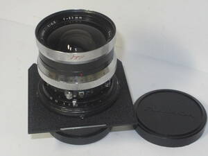 Carl Zeiss Biogon 超広角 53mm f4.5 ( 4×5 リンホフ 大判レンズ) ■珍品■ 10660