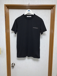 S 美品 GIVENCHY SEQUIN ロゴ Tシャツ ジバンシー BM706S3Y2A