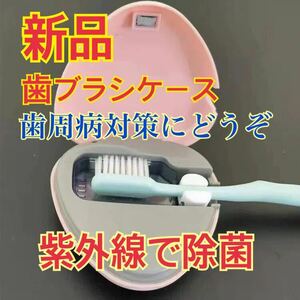 新品　歯ブラシ 除菌　紫外線 UV 殺菌 オーラルケア 歯周病　ケース　歯ブラシケース　除菌ケース 充電式 歯ブラシ除菌　コンパクト