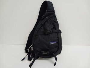 [14B-71-003-1] Patagonia パタゴニア ボディバッグ ウエストバッグ ブラック 48258F9 中古