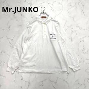 ＊Mr.JUNKO＊ポロシャツ 長袖 ワンポイント カジュアル スポーツ 着回し メンズ