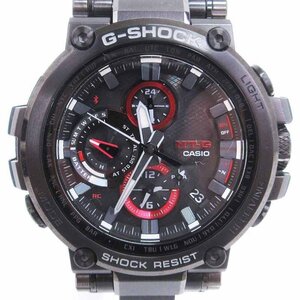 カシオジーショック CASIO G-SHOCK MT-G 腕時計 ソーラー電波 Bluetooth クロノグラフ MTG-B1000B-1AJF 黒 ブラック ■SM3 メンズ