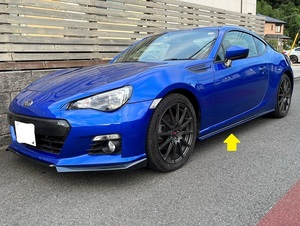 ZN6　トヨタ　86 ハチロク　スバル　BRZ　サイド　ステップ　フラップ　日本製　塗装済み価格！　 選べるカラー　zn6 ＺC６