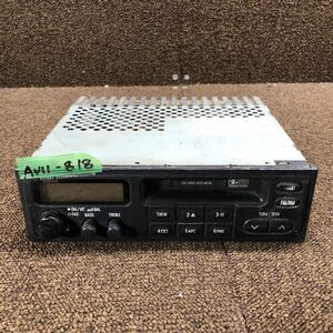 AV11-818 激安 カーステレオ いすゞ？ clarion PI-93 090？ カセットデッキ FM/AM オーディオ プレーヤー 通電未確認 ジャンク