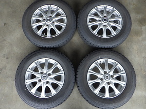 2310-405　weds JOKER　アルミホイール＆スタッドレスタイヤ　145/80R13　2021年　4本セット　個人宅発送不可商品