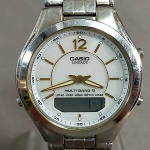 ●　11/12　280537　CASIO　LINEGE　MULTI BAND5　TOUGH SOLAR　4709　LCW-M200　腕時計　不動　カシオ