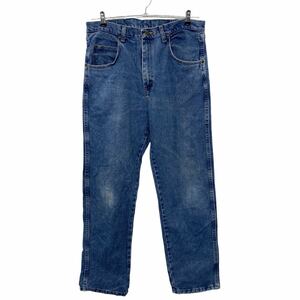 Wrangler デニムパンツ W34 ラングラー メキシコ製 インディゴブルー 古着卸 アメリカ仕入 2306-1308