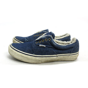 s■【27cm】バンズ/VANS V95CL デニム地 ボア スニーカー■青/MENS/142【中古】