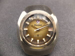 RADO ラドー BALBOA バルボア 自動巻き 茶文字盤 カットガラス メンズ 腕時計 稼働品