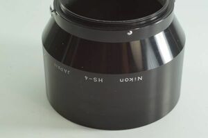 plnyeA002[キレイ 送料無料]NIKON HS-4 Auto NIKKOR 105mm F2.5 (New) NIKKOR Micro 105mm F4 レンズフード