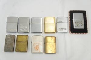 ZIPPO ジッポー 8点 他 オイルライター ガスライター 計10点 まとめてセット 9711226041