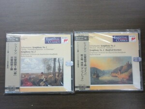 福2//CD///未開封!!///2枚セット★Sony シューマン：交響曲第1&2,3&4番／クーベリック（Rafael Kubelik）