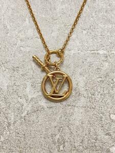 LOUIS VUITTON◆コリエベイビールイーズ/ネックレス/-/GLD/トップ有/レディース/M00598