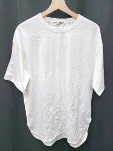 ◇ ◎●未使用●⊂Φ JOURNAL STANDARD　relume タグ付き　24SS　スリット 半袖 Tシャツ サイズS ホワイト メンズ P