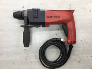 【中古品 現状販売】 HILTI ハンマードリル TE10 IT5Q50B3J3AQ