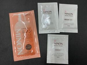 MINON ミノン 低刺激 アミノモイスト 化粧水 メイク落とし クレンジング 酵素洗顔パウダー 洗顔 美白 保湿 サンプル 4点セット 新品