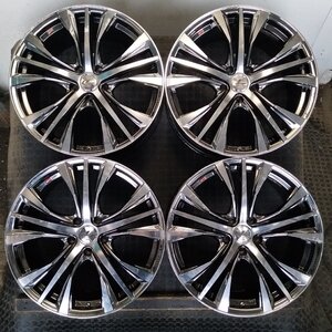 管理番号：Ｗ11-139【4本価格】【19x8J 5x114.3 ET+50 ハブ73】weds LEONIS・クラウン オデッセイ等・店頭直接引取・購入・下取可能