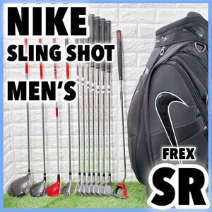 ナイキ SLING SHOT メンズクラブ ゴルフセット キャディバッグ付き 右利き NIKE スリングショット 初心者 入門