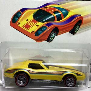 【Target限定】☆ホットウィール☆ シボレー コルベット　スティングレイ　黄色　フライング　カスタムズ　FLYING CUSTOMS Hot Wheels