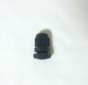 防水コネクタPG-07黒色3個セット（適合範囲φ3.5～6.0mm、ケーブルグランド、新品）