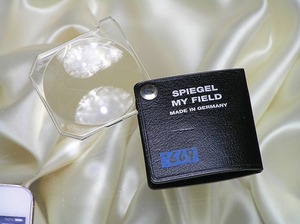 未使用・新品 箱付き☆Made in Germany ドイツ製光学レンズ SPIEGEL スピーゲル 携帯用ポケットLupeルーペ■定形外郵便送料全国一律：140円