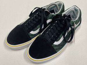 激レア!! VANS OLD SKOOL 黒 スエード 緑 タイダイ COMFYCUSH US9 (27cm) オールドスクール バンズ アメリカ企画限定!!