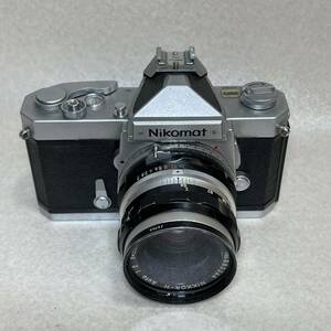 W3 2-33）Nikon ニコン Nikomat FT フィルムカメラ NIKKOR-H Auto 1:2 f=50mm レンズ 現状品 