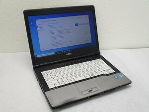 △富士通 LIFEBOOK S752/F FMVNGS7AE Core i5 3340M 2.7GHz 4GB 320GB 14インチ HD 1366×768 Windows10 Pro 64bit