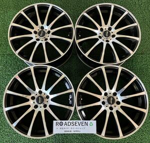 ★MONZA Warwic ワーウィック SFT-012 19インチ 19×8J +35 PCD114.3 5H ハブ:約73mm 4本Set アルミホイール 中古 ★歪み有 ★送料無料