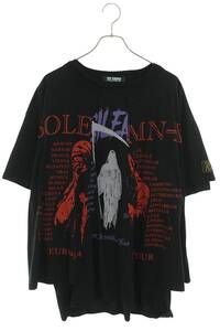 ラフシモンズ 22SS 221-142A Solemen-X Big Fit Doubled T-shirt サイズ:M オーバーサイズ再構築レイヤードTシャツ 中古 BS99