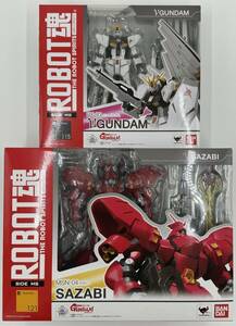 バンダイ　ROBOT魂/ SIDE MS: ニューガンダム ＆ サザビー セット　RX-93 νGUNDAM & MSN-04 SAZABI SET　未開封