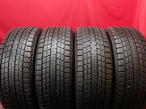 中古スタッドレス 235/55R18 100Q 4本セット ダンロップ ウィンター MAXX SJ8 8.5分山★stati18 RAV4 ハリアー ヴァンガード ティグアン