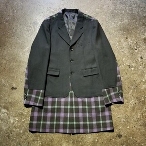 COMME des GARCONS HOMME PLUS 00AW ドッキングロングジャケット 2000AW AD2000 コムデギャルソンオムプリュス ドッキングロック期