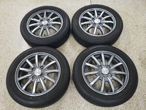 ◎傷極少美品 ENKEI製 N-WGN Nワゴン 純正 14in 4.5j +40 バリ溝ブリヂストン 21年製 155/65R14 N-BOX N-ONE ライフ トゥデイ JF1　JF2